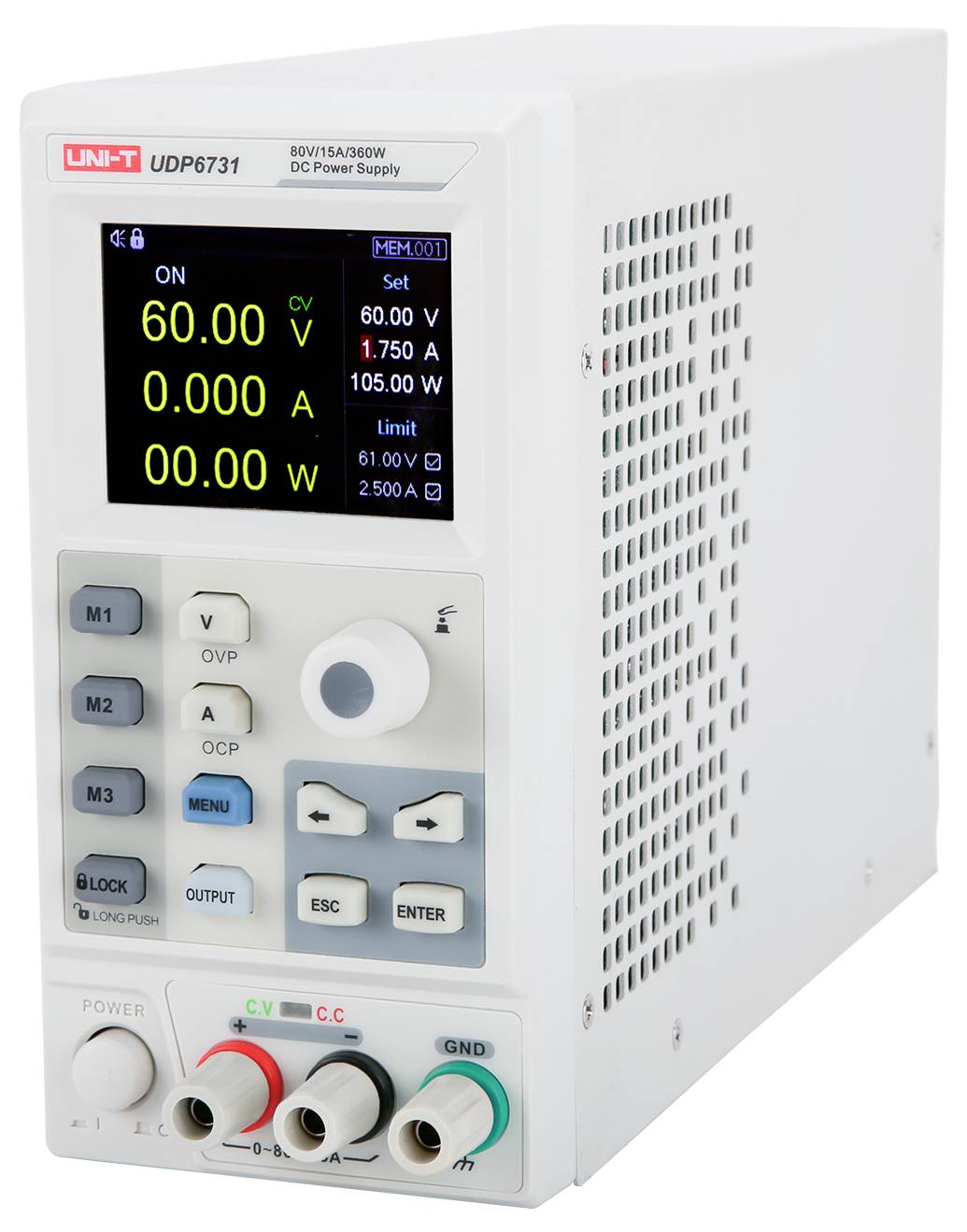 Uni-T UDP6730 Labornetzgerät, einstellbar 0 - 40V 0mA - 30A 360W
