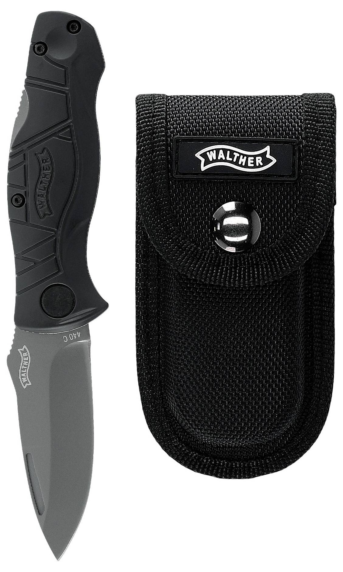 Walther TFK2 Outdoormesser 5.0756 Schwarz