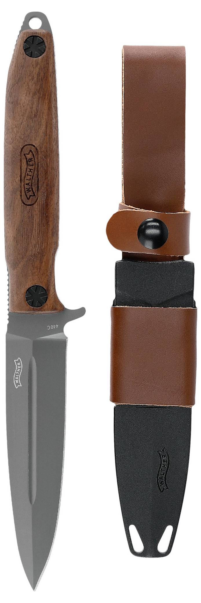 Walther BWK3 Outdoormesser 5.0828 Walnuss