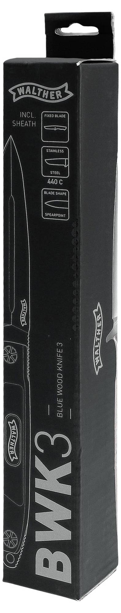 Walther BWK3 Outdoormesser 5.0828 Walnuss