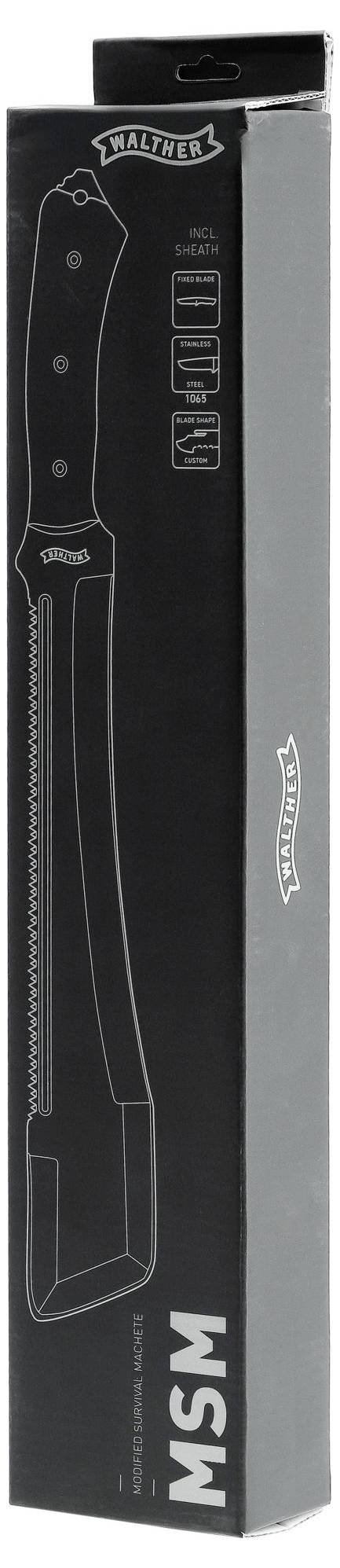 Walther MSM Forstmesser Gärtnermesser 5.0870 Schwarz