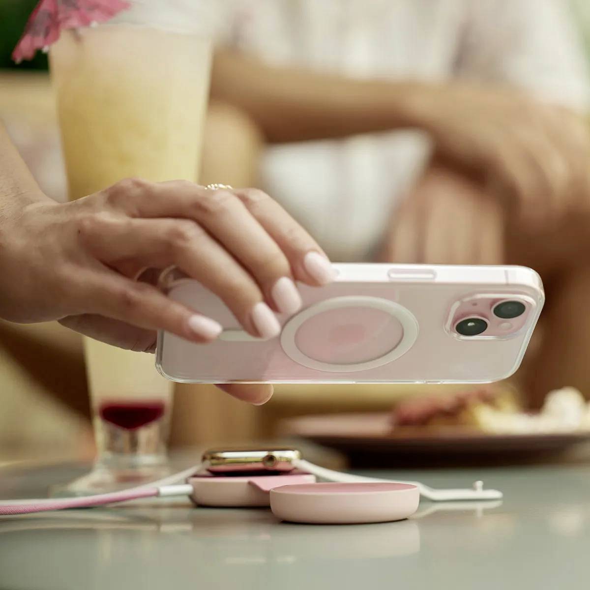 Twelve South Induktions-Ladegerät 15 W TS-2431 TS-2431 Ausgänge USB-C® Pink