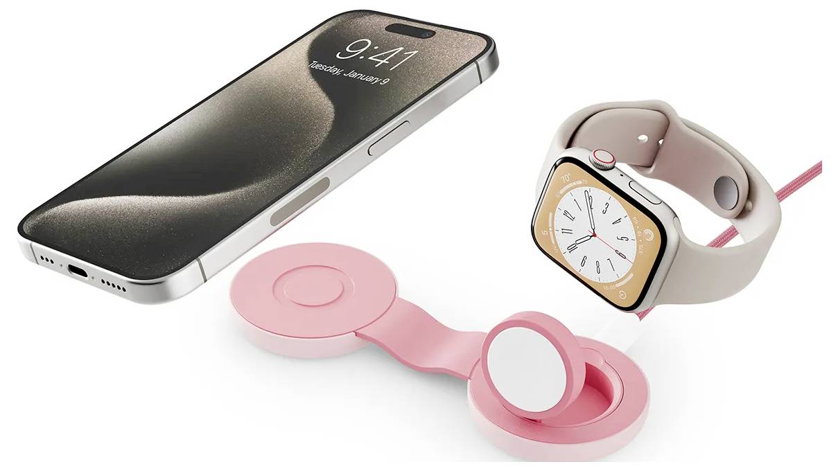 Twelve South Induktions-Ladegerät 15 W TS-2431 TS-2431 Ausgänge USB-C® Pink