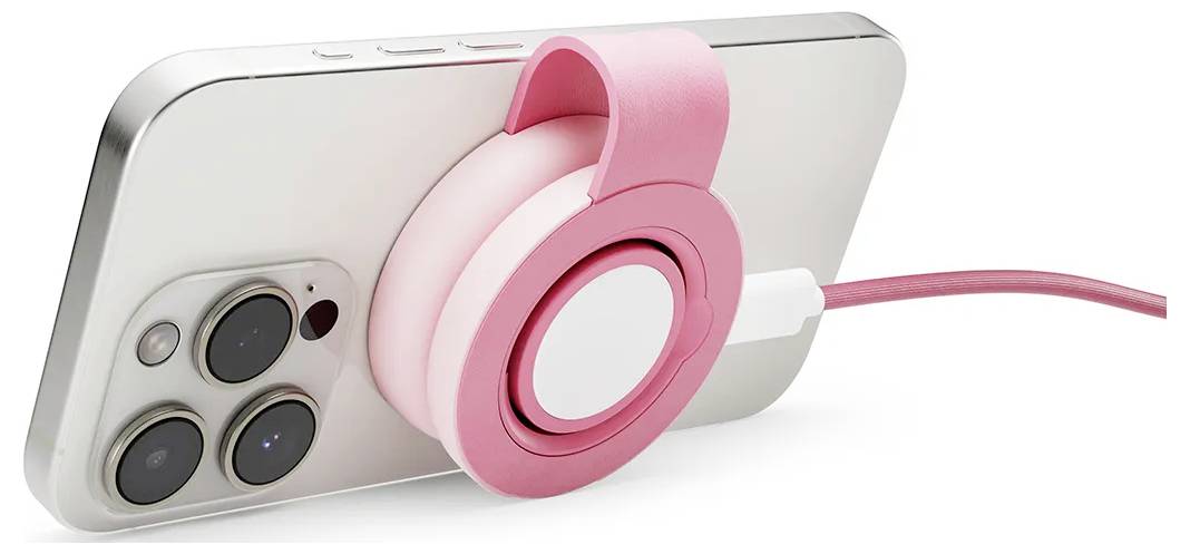 Twelve South Induktions-Ladegerät 15 W TS-2431 TS-2431 Ausgänge USB-C® Pink