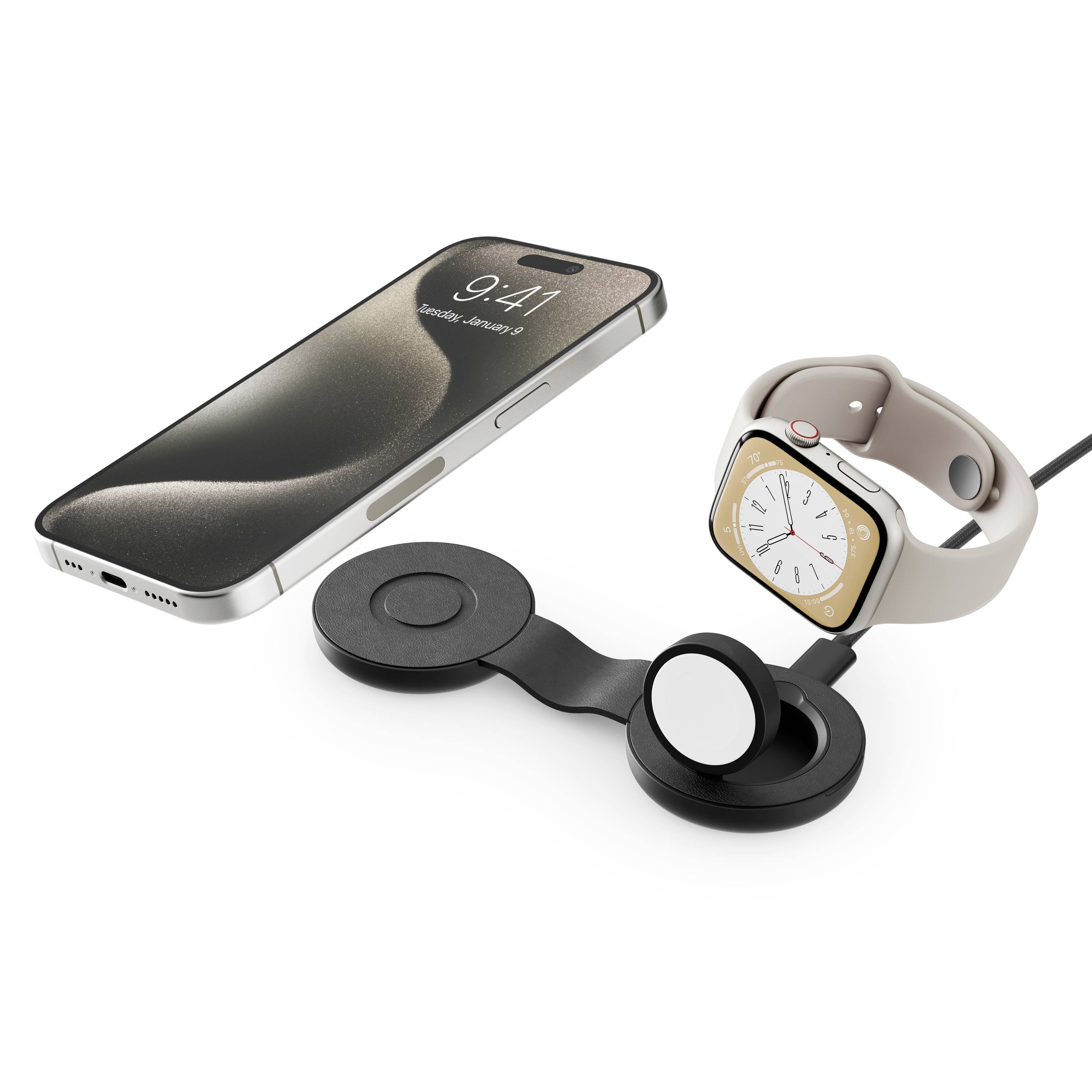 Twelve South Induktions-Ladegerät ButterFly SE 2-in-1 Qi2 Wir TS-2432 Schwarz