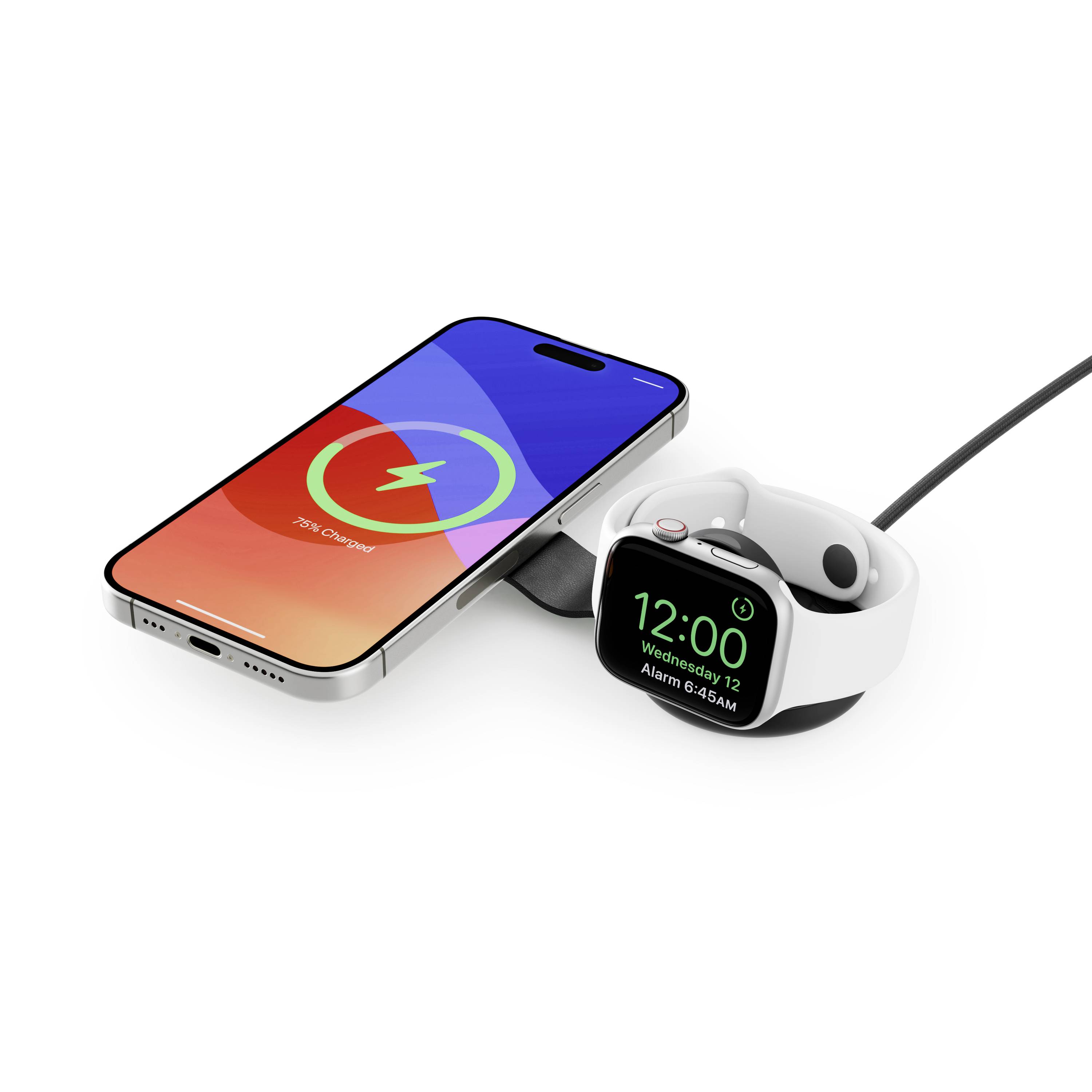 Twelve South Induktions-Ladegerät ButterFly SE 2-in-1 Qi2 Wir TS-2432 Schwarz