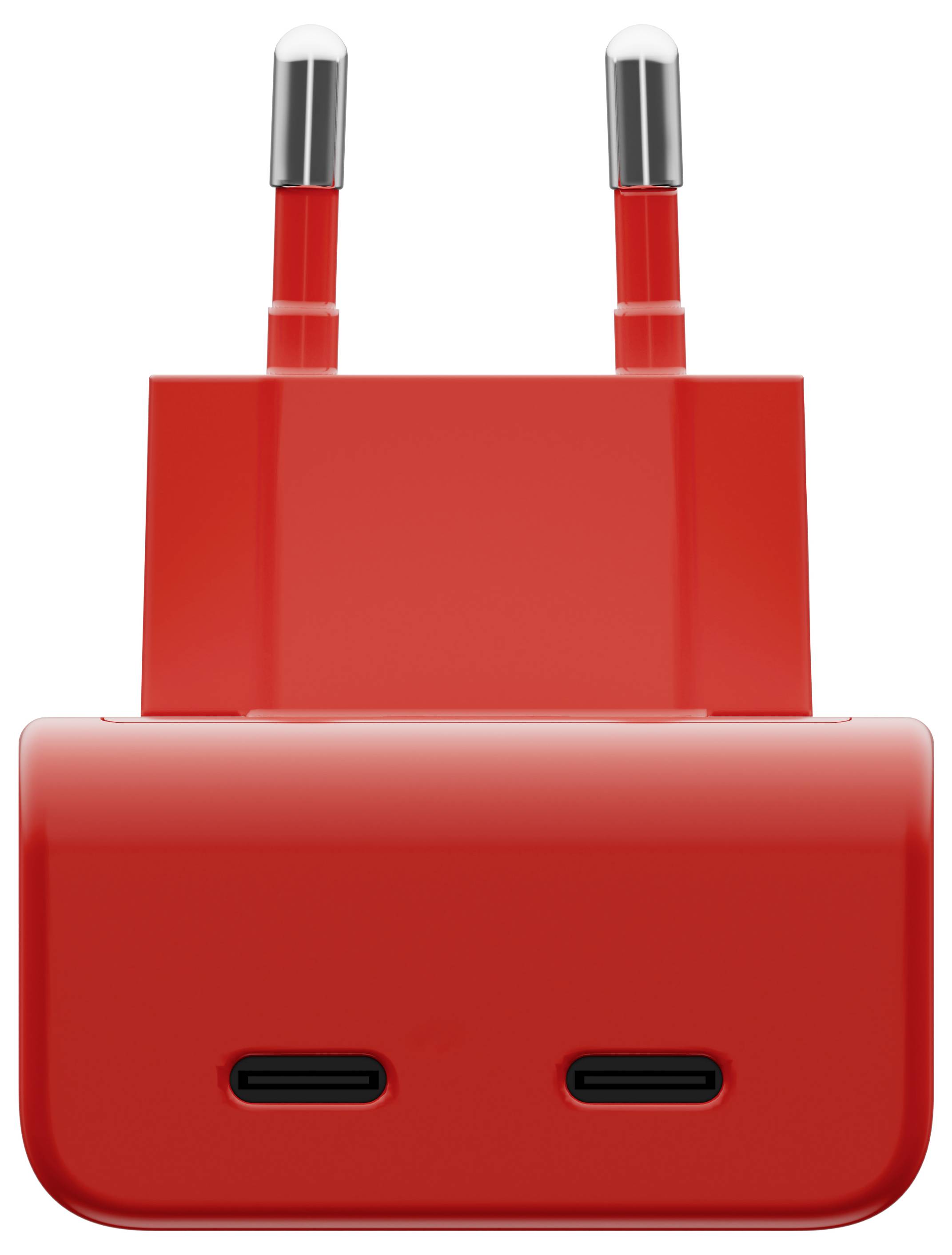 Twelve South PlugBug 50W USB-C Wall Char USB Ladegerät 50W USB-C® Weiß, Rot