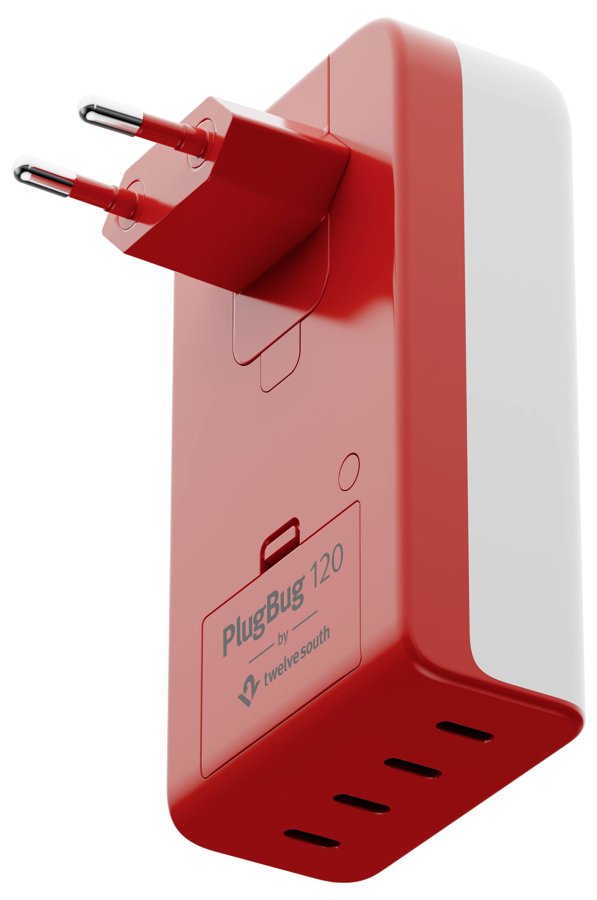 Twelve South PlugBug 120W USB-C Wall Cha USB Ladegerät 120W USB-C® Weiß, Rot