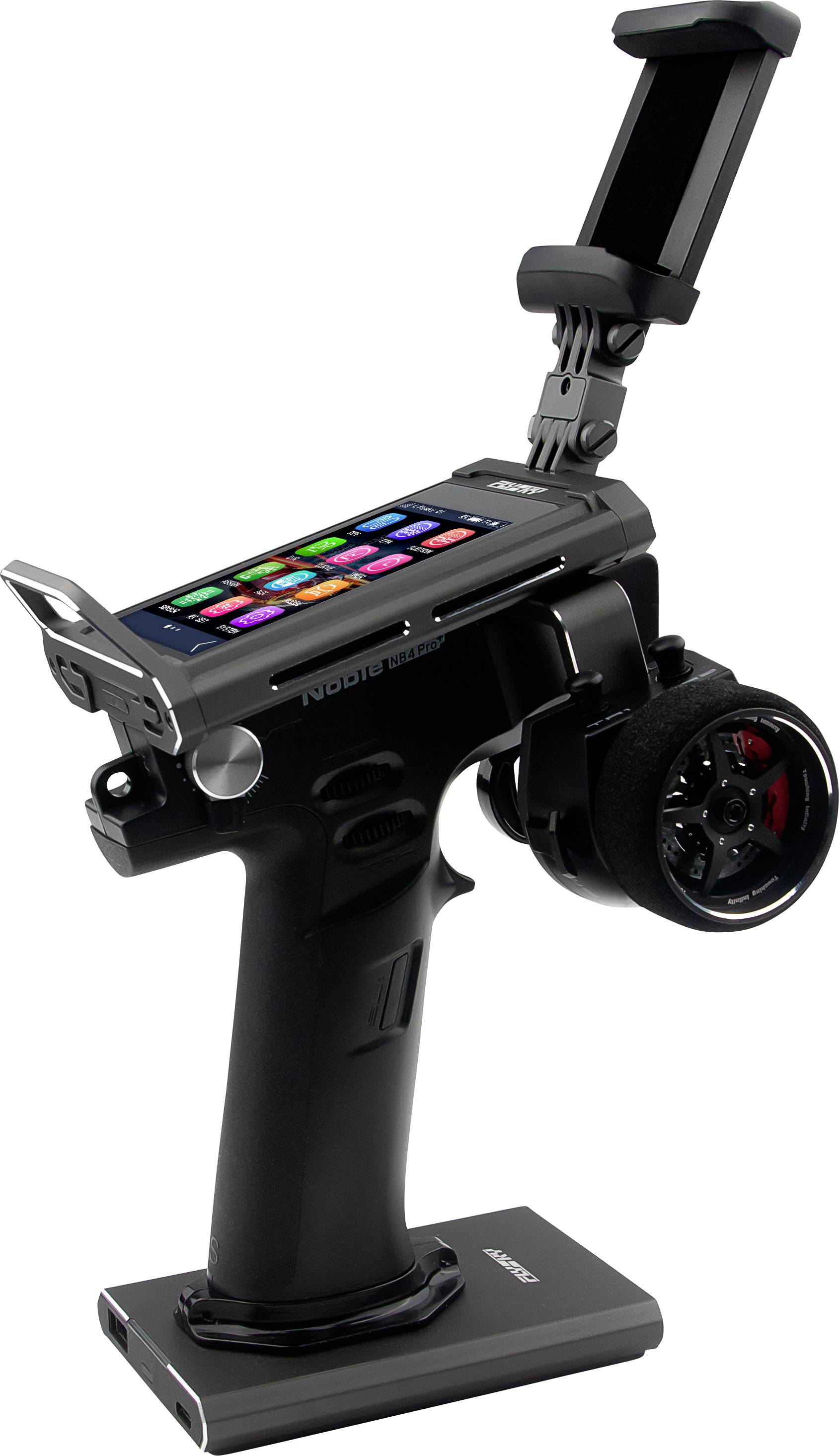 FlySky Noble NB4-Pro+ Pistolengriff-Fernsteuerung 2,4 GHz Anzahl Kanäle: 18 inkl. 2 Empfänger