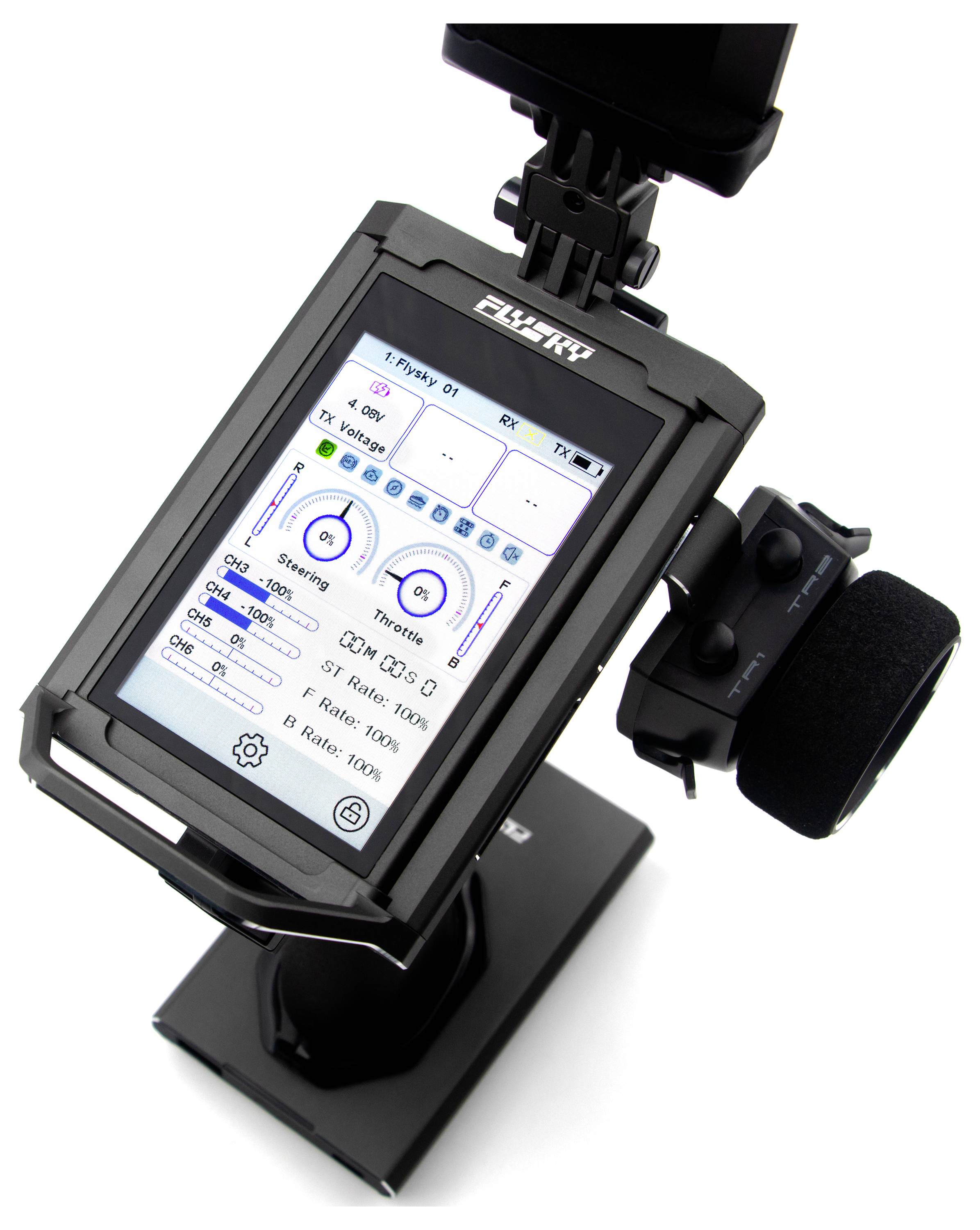 FlySky Noble NB4-Pro+ Pistolengriff-Fernsteuerung 2,4GHz Anzahl Kanäle: 18 inkl. 2 Empfänger