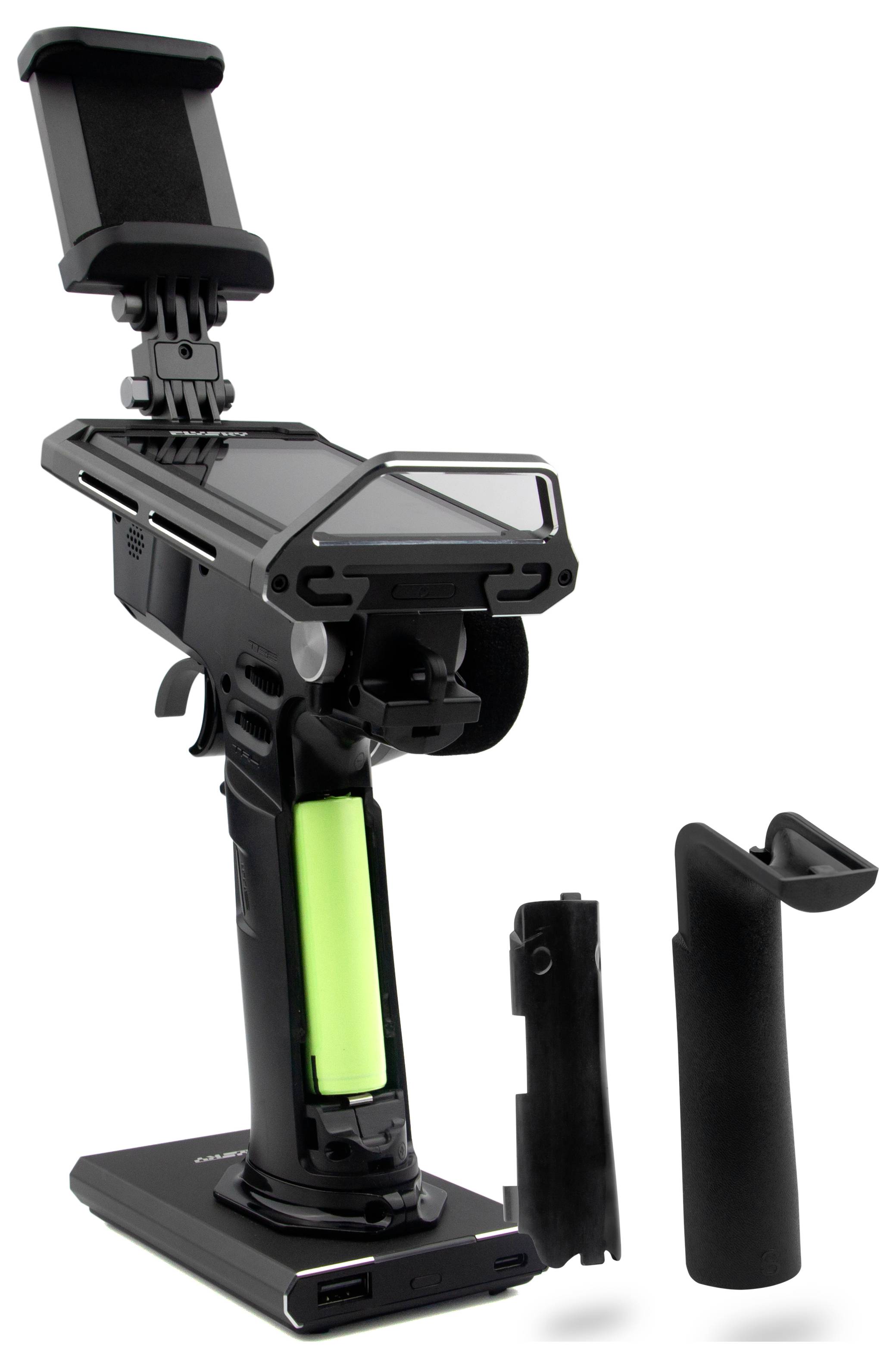 FlySky Noble NB4-Pro+ Pistolengriff-Fernsteuerung 2,4GHz Anzahl Kanäle: 18 inkl. 2 Empfänger