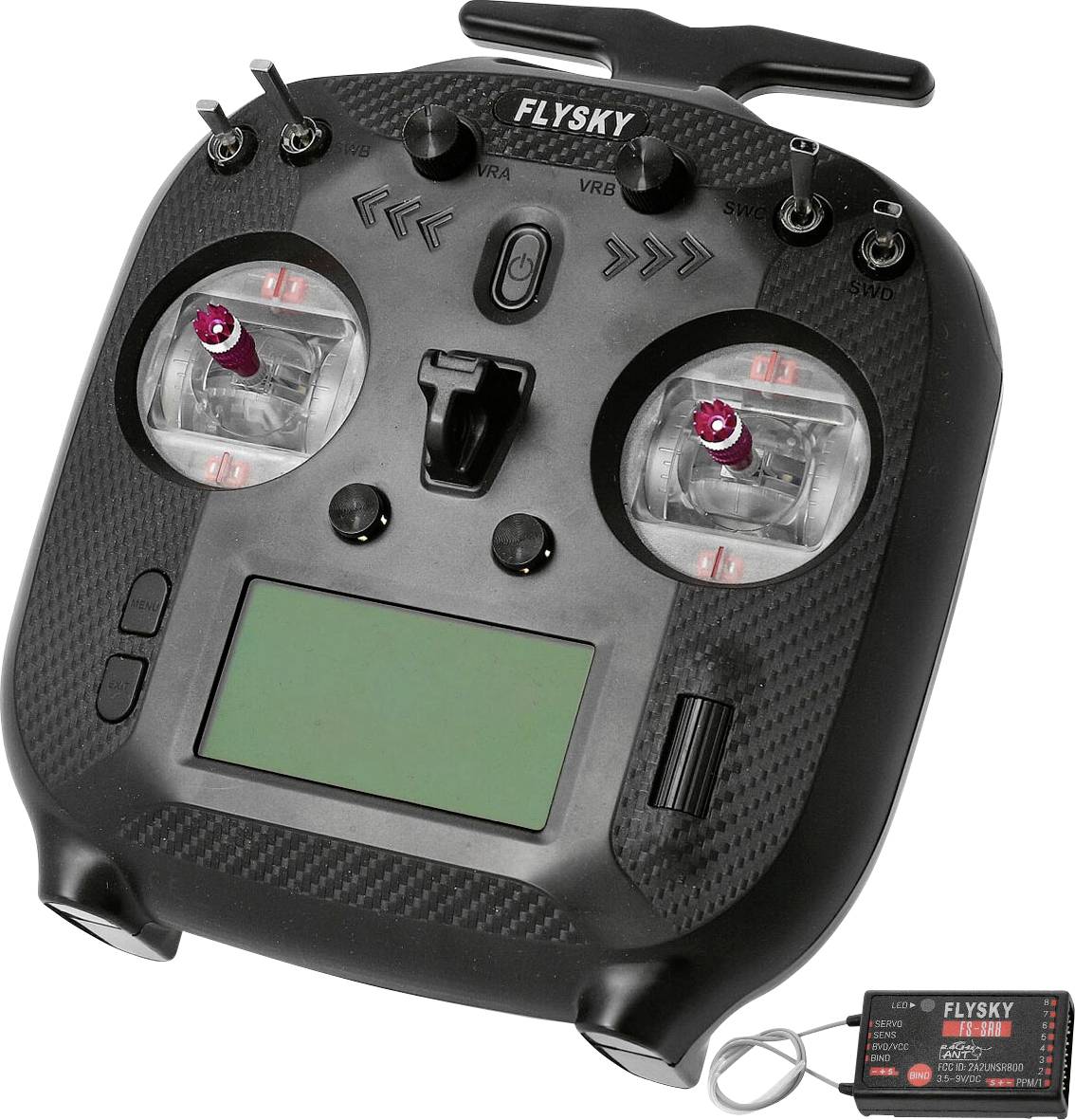 FlySky FS-ST8 Hand-Fernsteuerung 2,4GHz Anzahl Kanäle: 10 inkl. Empfänger