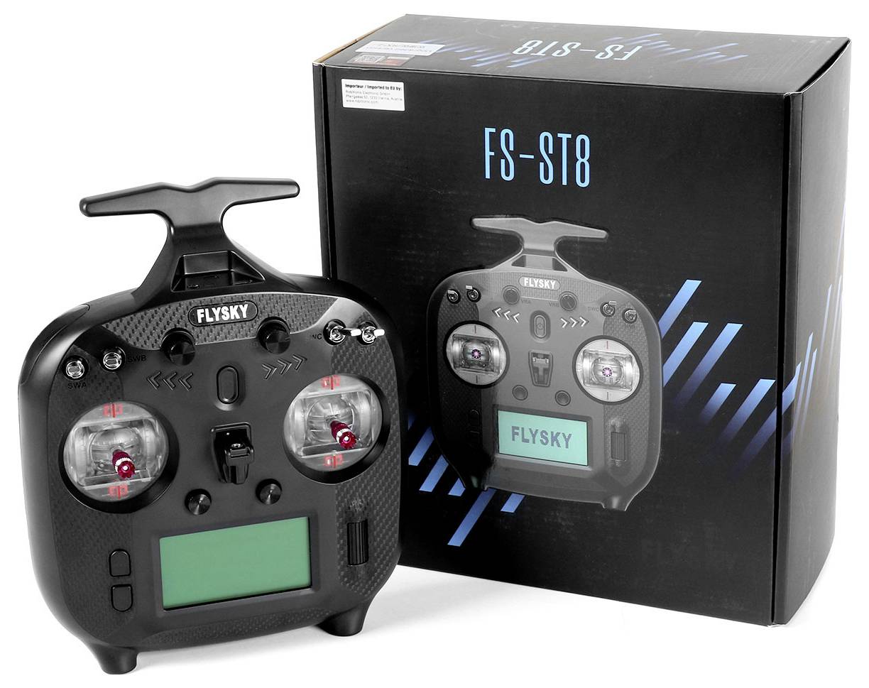FlySky FS-ST8 Hand-Fernsteuerung 2,4GHz Anzahl Kanäle: 10 inkl. Empfänger