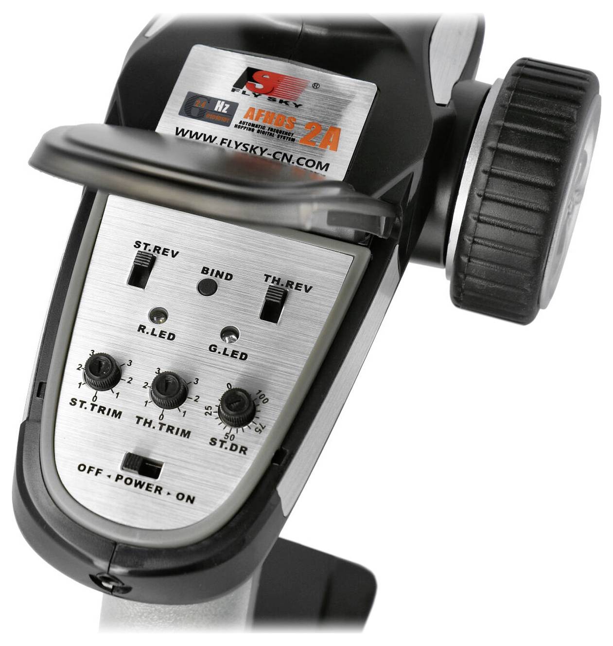 FlySky FS-GT2E Pistolengriff-Fernsteuerung 2,4GHz Anzahl Kanäle: 2 inkl. Empfänger