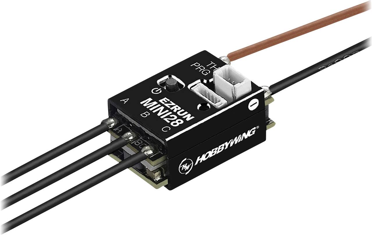 Hobbywing Ezrun MINI28 Automodell Brushless Fahrtregler Belastbarkeit (max. A): 80 A Motorlimit