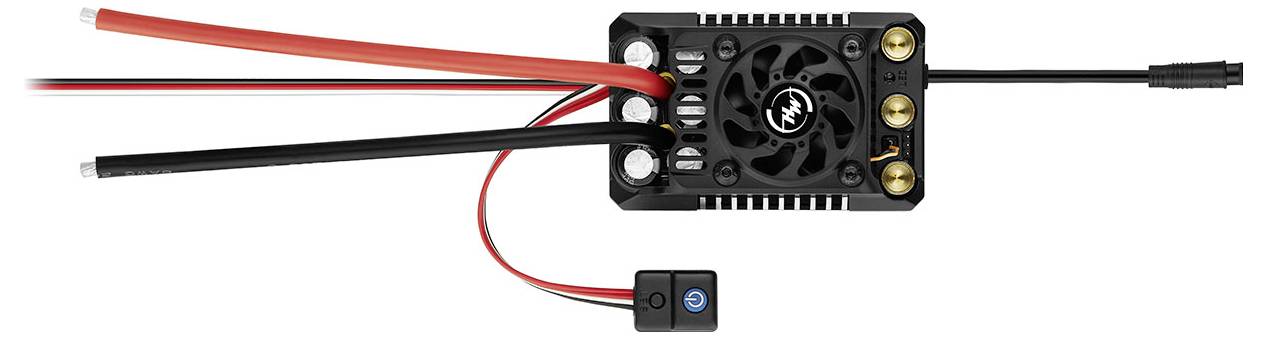 Hobbywing Ezrun MAX5 HV G2 Automodell Brushless Fahrtregler Belastbarkeit (max. A): 1600A Motorlimit (Turns) num: 56118