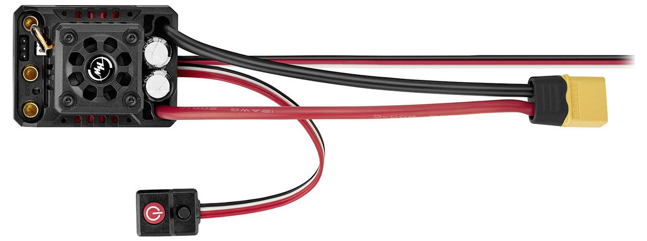 Hobbywing QuicRun WP10BL120 G2 Automodell Brushless Fahrtregler Belastbarkeit (max. A): 760A Motorlimit (Turns) num: 4268