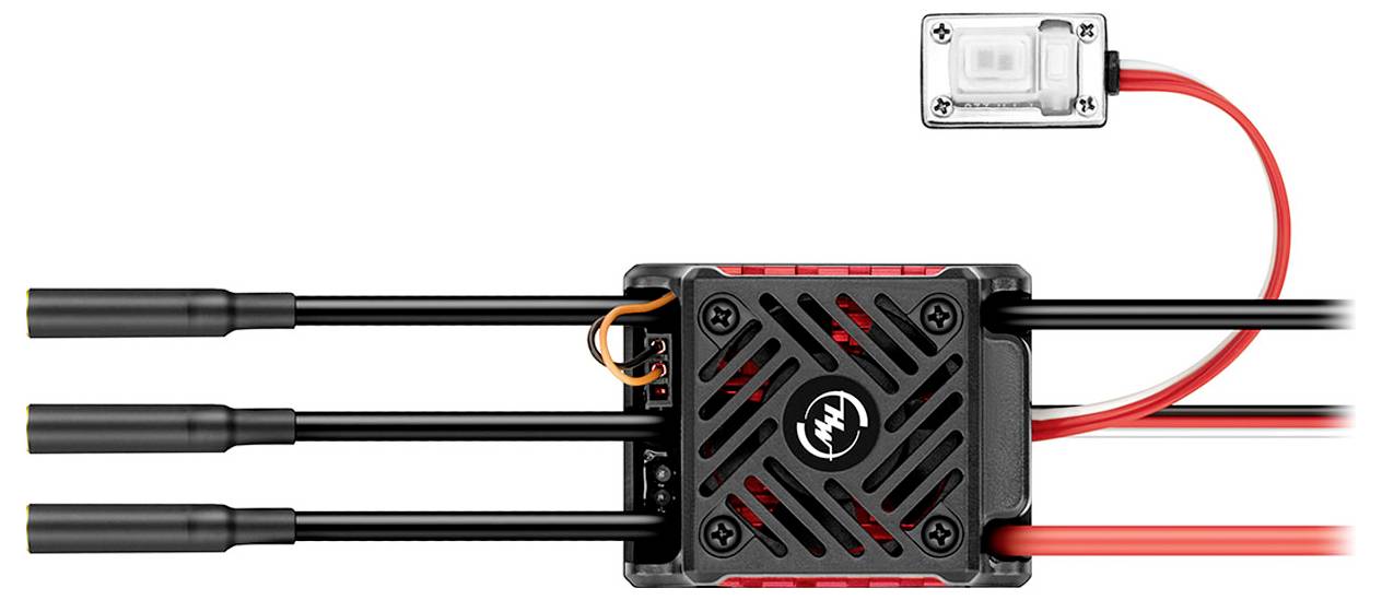 Hobbywing QuicRun WP10BL60 G2 Automodell Brushless Fahrtregler Belastbarkeit (max. A): 360A Motorlimit (Turns) num: 3660