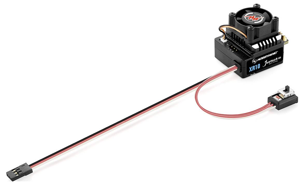 Hobbywing Xerun XR10 Justock G3S Automodell Brushless Fahrtregler Belastbarkeit (max. A): 380A Motorlimit (Turns) num: 3650