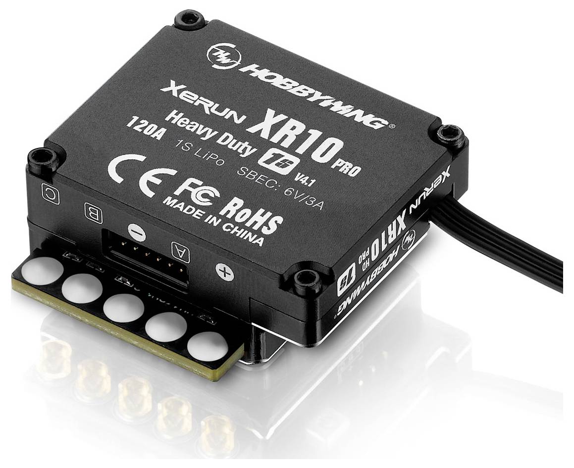 Hobbywing Xerun XR10 Pro 1S Automodell Brushless Fahrtregler Belastbarkeit (max. A): 830A