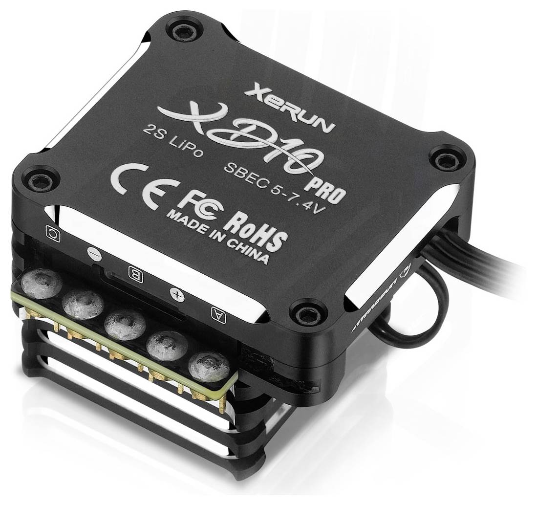 Hobbywing Xerun XD10 Pro Drift Automodell Brushless Fahrtregler Belastbarkeit (max. A): 800A