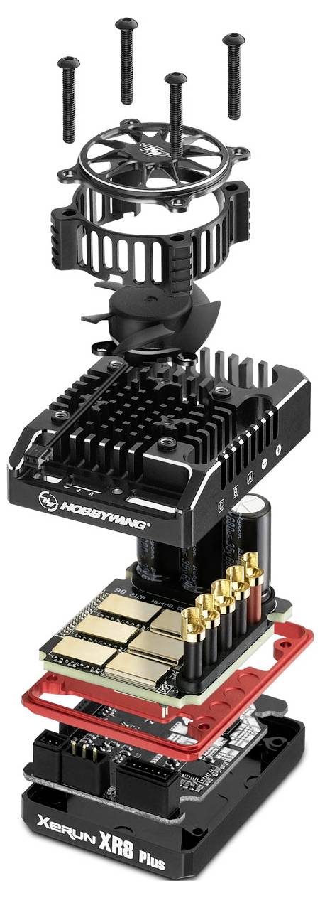 Hobbywing Xerun XR8 Plus G2S Automodell Brushless Fahrtregler Belastbarkeit (max. A): 1080A