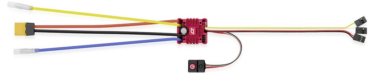 Hobbywing QuicRun WP1080-G2 Automodell Brushless Fahrtregler Belastbarkeit (max. A): 400A