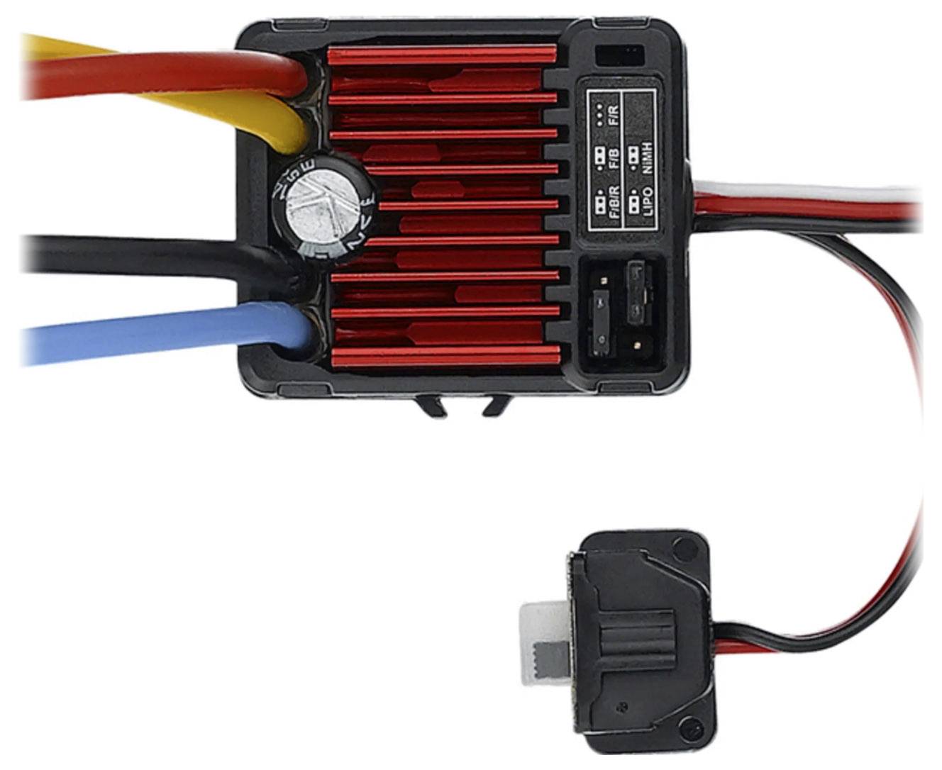 Hobbywing QuicRun 1060 T-Stecker Automodell Brushed Fahrtregler Belastbarkeit (max. A): 360A