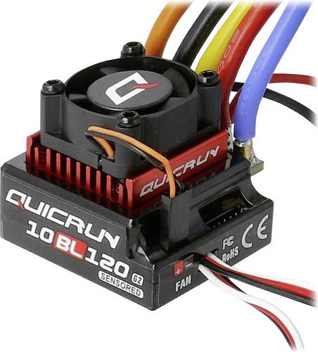 Hobbywing QuicRun 10BL120 G2 120A Automodell Brushless Fahrtregler Belastbarkeit (max. A): 760A