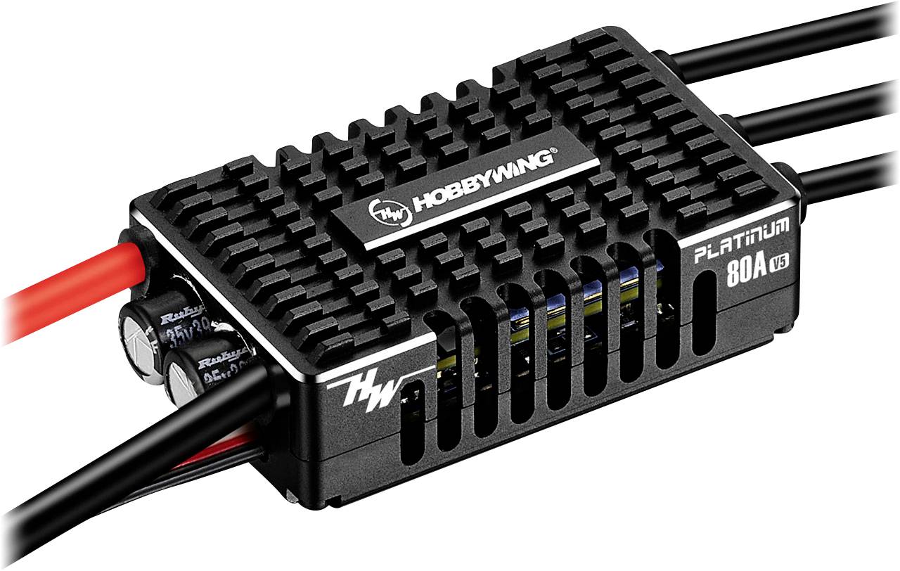 Hobbywing Platinum Pro 80A V5 Flugmodell Brushless Flugregler Belastbarkeit (max. A): 120A