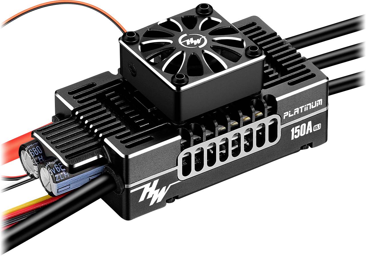 Hobbywing Platinum Pro 150A V5.1 Flugmodell Brushless Flugregler Belastbarkeit (max. A): 180 A