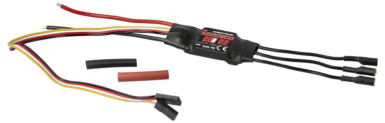 Hobbywing Skywalker V2 20A Flugmodell Brushless Flugregler Belastbarkeit (max. A): 40A