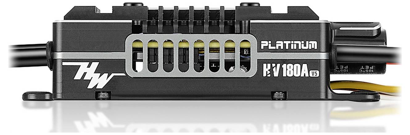 Hobbywing Platinum Pro 180A HV V5 Flugmodell Brushless Flugregler Belastbarkeit (max. A): 260A
