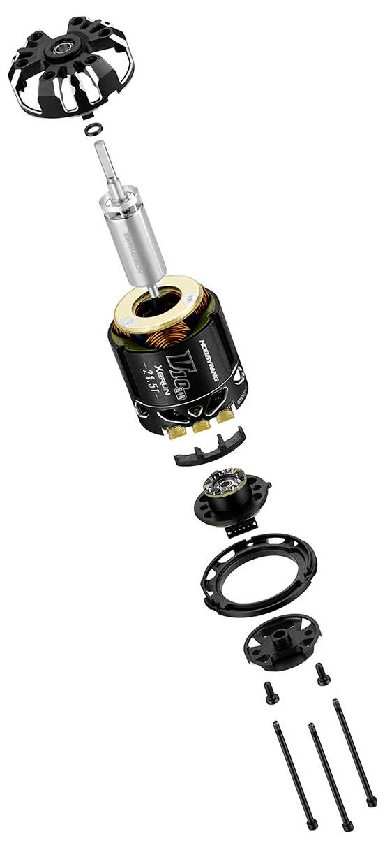 Hobbywing Xerun V10 G4R (2-3s) Automodell Brushless Elektromotor Windungen (Turns): 21.5