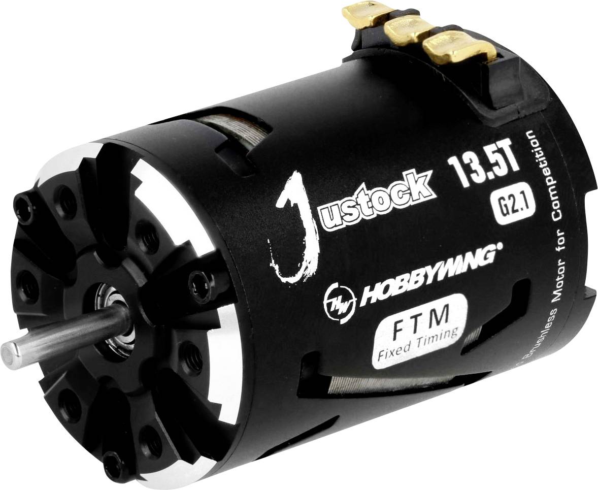 Hobbywing Xerun Justock 13.5 Turn G2.1 Automodell Brushless Elektromotor kV (U/min pro Volt): 3200 Windungen (Turns): 13.5