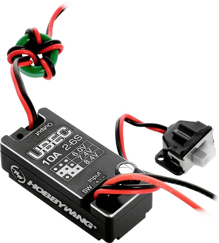 Hobbywing BEC 10A V2-Car UBEC BEC-Spannungsregler 6 - 8.4V 10A