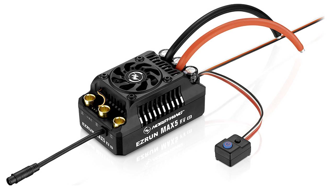 Hobbywing Ezrun MAX5 HV Combo 56118SD 1100kV G2 38010604 Automodell Brushless Antriebsset 1:5