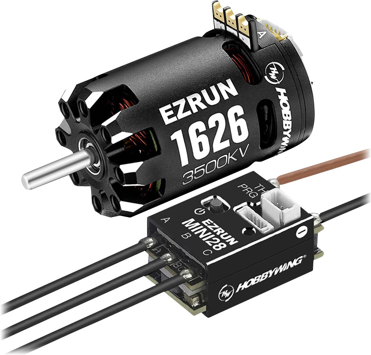 Hobbywing Mini28 Combo mit 1626SD 3500kV 38020366 Automodell Brushless Antriebsset 1:28