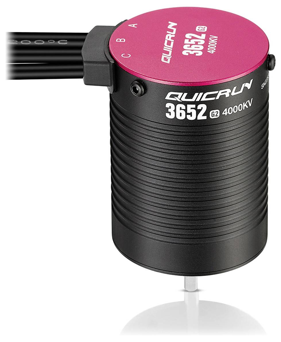 Hobbywing Combo WP10BL120G2 mit 3652SL-4000KV-G2 38030208 Automodell Brushless Antriebsset 1:10