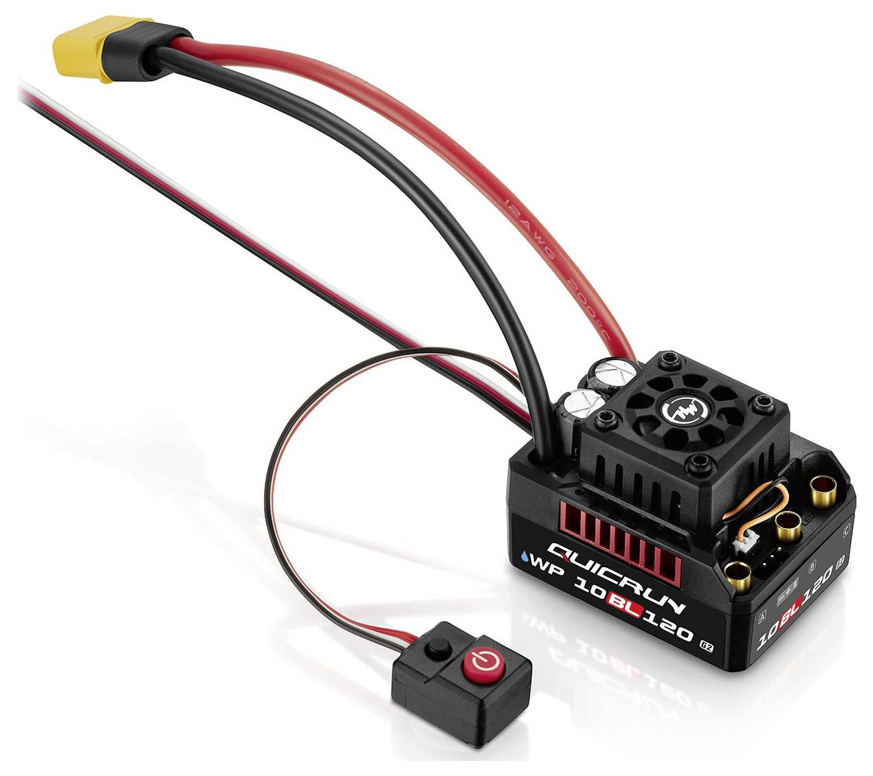 Hobbywing Combo WP10BL120G2 mit 3660SL-3700KV-G2 38030211 Automodell Brushless Antriebsset 1:10