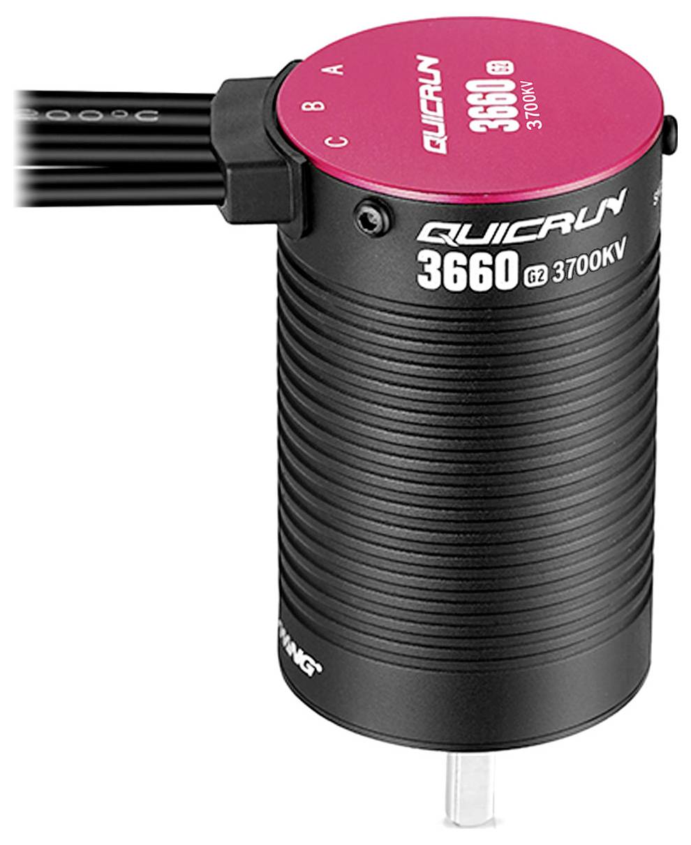 Hobbywing Combo WP10BL120G2 mit 3660SL-3700KV-G2 38030211 Automodell Brushless Antriebsset 1:10