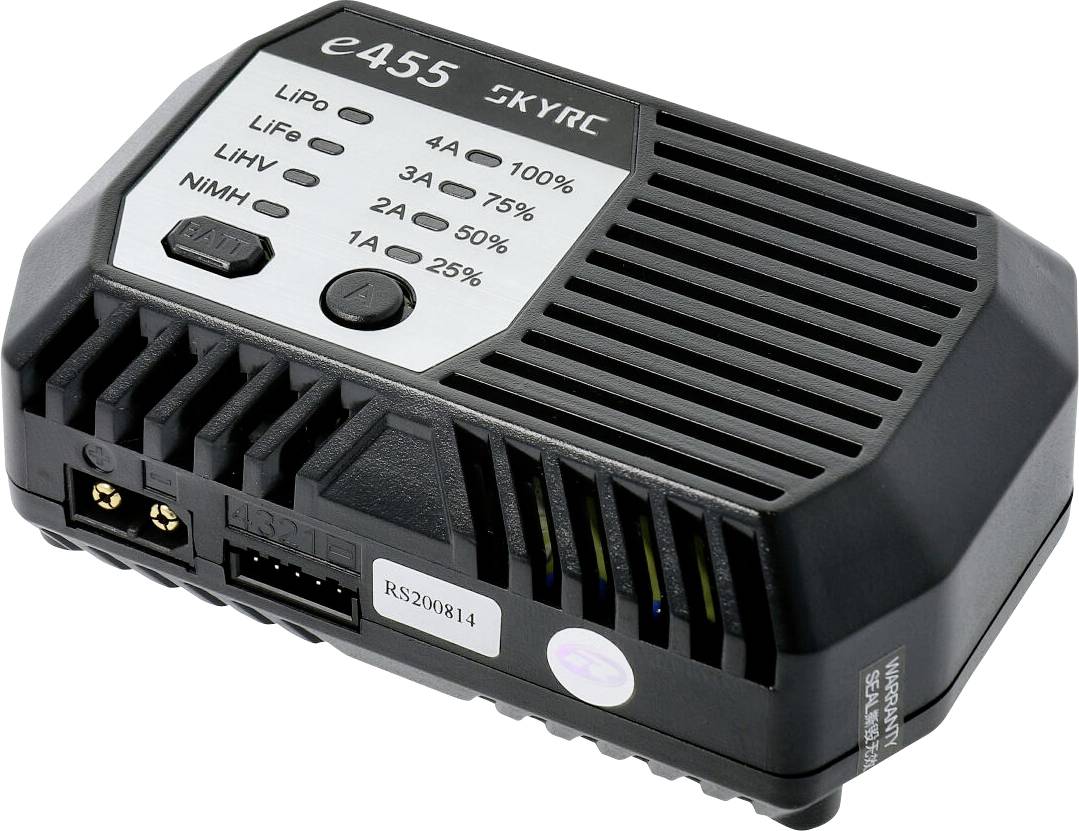 SKYRC e455 AC Modellbau-Ladegerät 4 A LiIon, LiPo, NiMH