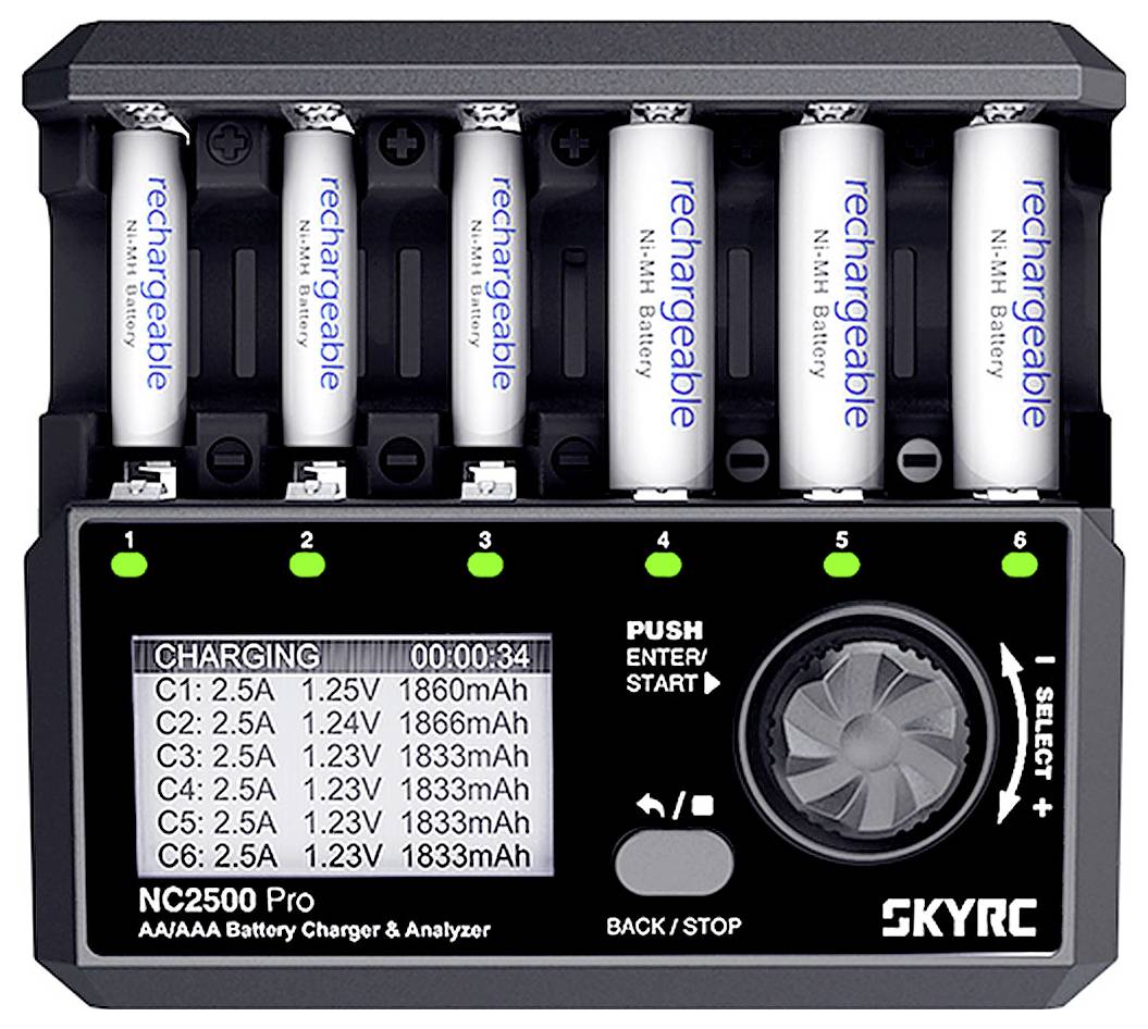 SKYRC NC2500 Pro Modellbau-Ladegerät 2.5A NiMH, NiCd