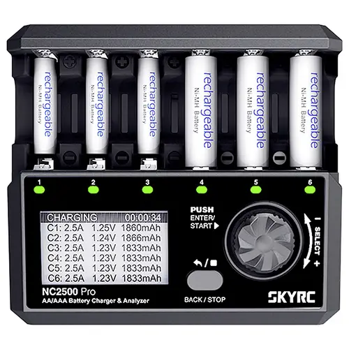 SKYRC NC2500 Pro Modellbau-Ladegerät 2.5A NiMH, NiCd SKYRC NC2500 Pro Modellbau-Ladegerät 2.5A NiMH, NiCd