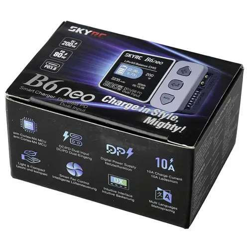 SKYRC B6neo Modellbau-Ladegerät 10A Blei, LiFePO, LiHV, LiIon, LiPo, NiCd, NiMH SKYRC B6neo Modellbau-Ladegerät 10A Blei, LiFePO, LiHV, LiIon, LiPo, NiCd, NiMH