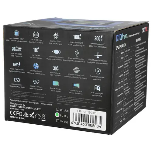 SKYRC D100 Neo Modellbau-Ladegerät 10A Blei, LiFePO, LiHV, LiIon, LiPo, NiCd, NiMH SKYRC D100 Neo Modellbau-Ladegerät 10A Blei, LiFePO, LiHV, LiIon, LiPo, NiCd, NiMH