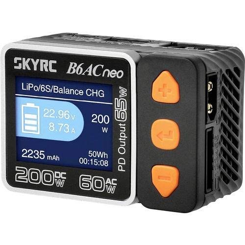 SKYRC B6AC Neo Modellbau-Ladegerät 10A Blei, LiFePO, LiHV, LiIon, LiPo, NiCd, NiMH SKYRC B6AC Neo Modellbau-Ladegerät 10A Blei, LiFePO, LiHV, LiIon, LiPo, NiCd, NiMH