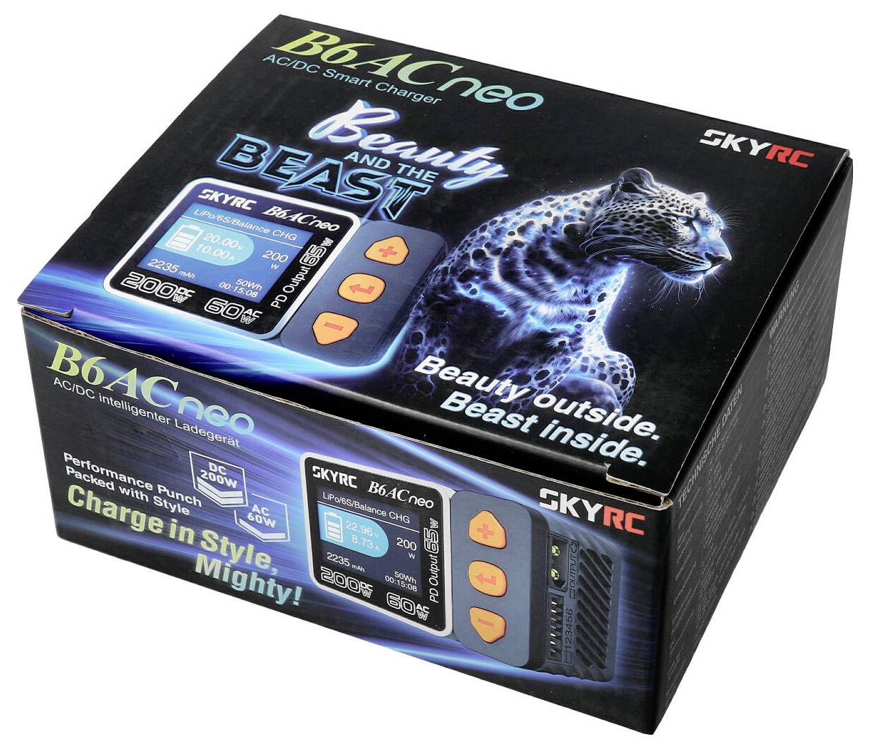 SKYRC B6AC Neo Modellbau-Ladegerät 10A Blei, LiFePO, LiHV, LiIon, LiPo, NiCd, NiMH