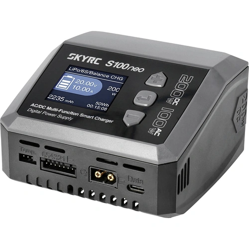 SKYRC S100 Neo Modellbau-Ladegerät 12A Blei, LiFePO, LiHV, LiIon, LiPo, NiCd, NiMH SKYRC S100 Neo Modellbau-Ladegerät 12A Blei, LiFePO, LiHV, LiIon, LiPo, NiCd, NiMH