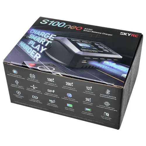 SKYRC S100 Neo Modellbau-Ladegerät 12A Blei, LiFePO, LiHV, LiIon, LiPo, NiCd, NiMH SKYRC S100 Neo Modellbau-Ladegerät 12A Blei, LiFePO, LiHV, LiIon, LiPo, NiCd, NiMH